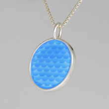 Last inn bildet i Galleri-visningsprogrammet, Vannsirkel med sølvkant - Water Blue