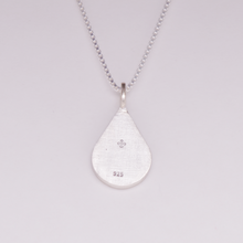 Last inn bildet i Galleri-visningsprogrammet, Lille Vanndråpe med sølvkant -Anheng-